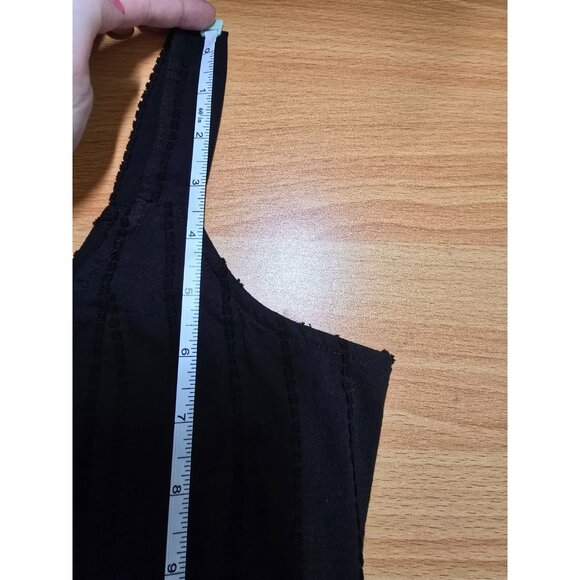 Disturbia Blythe Handkerchief Maxi Dress Black US 4 UK 8 Goth Witchy Whimsigoth - Picture 5 of 16